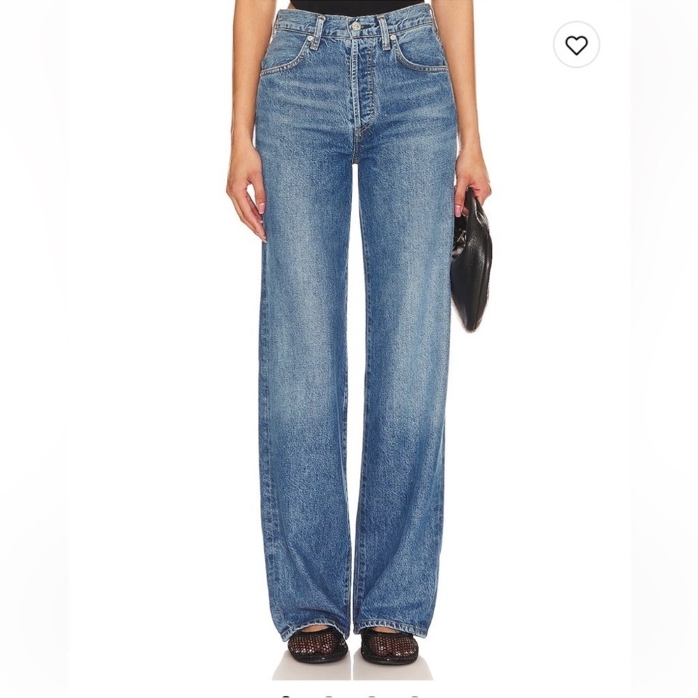 Citizens of Humanity Aninna Wide Leg High Wait Jean Trouser Size 33